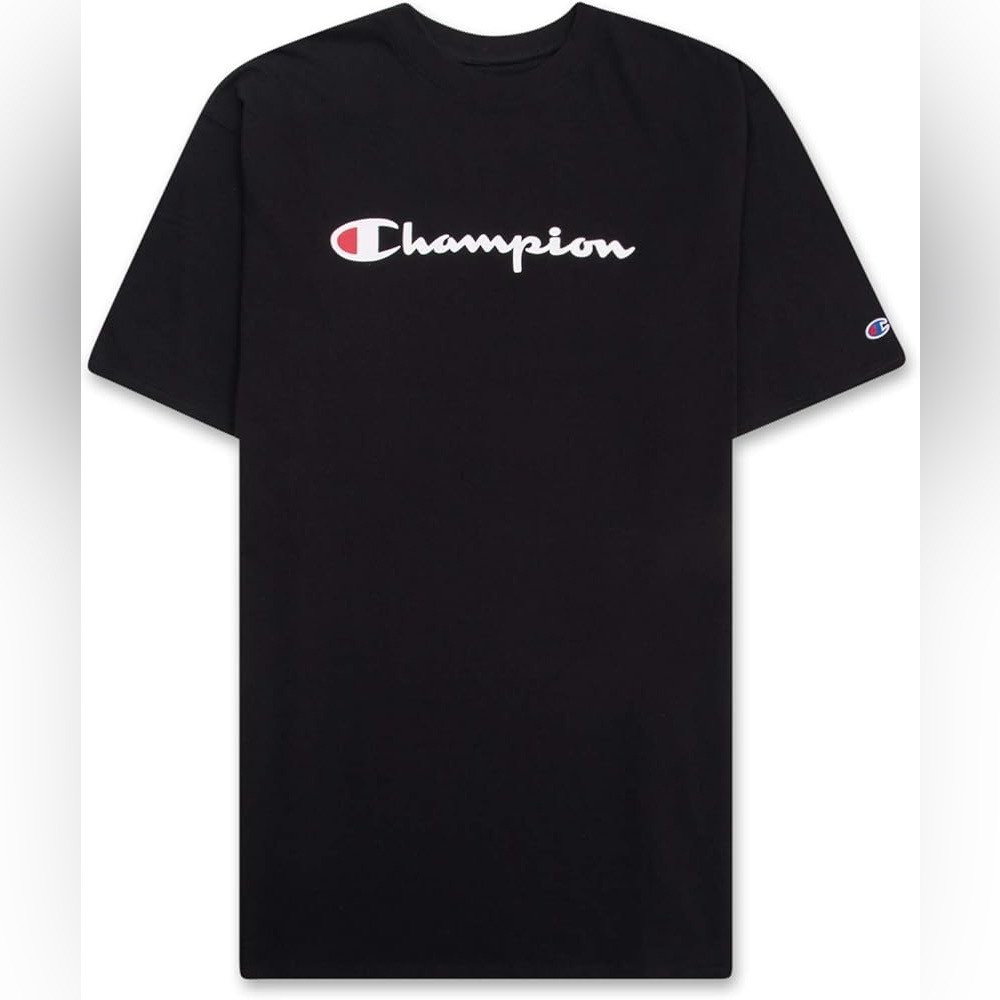Champion Black Short Sleeve Tee